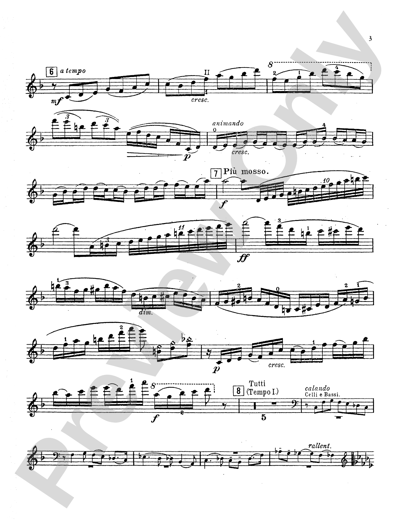 Glazunov: Concerto in A Minor, Op. 82: Violin Book