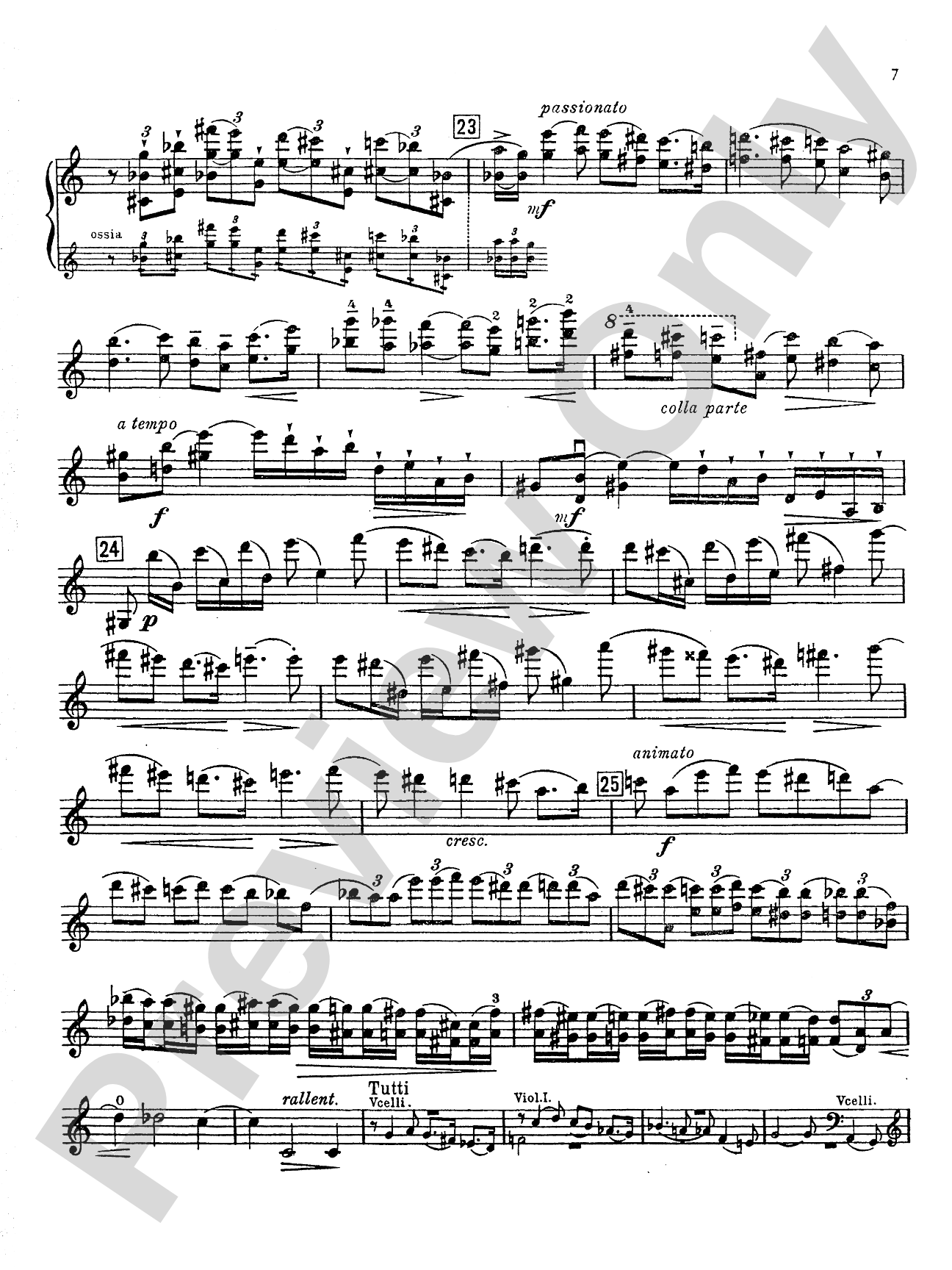 Glazunov: Concerto in A Minor, Op. 82: Violin Book