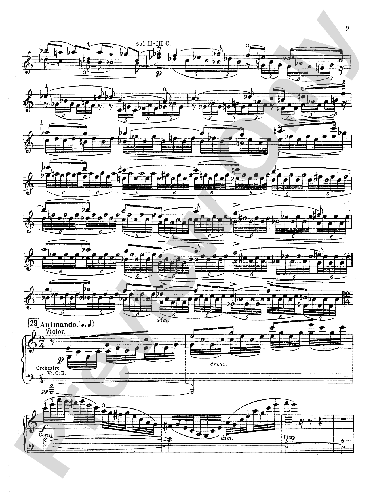 Glazunov: Concerto in A Minor, Op. 82: Violin Book