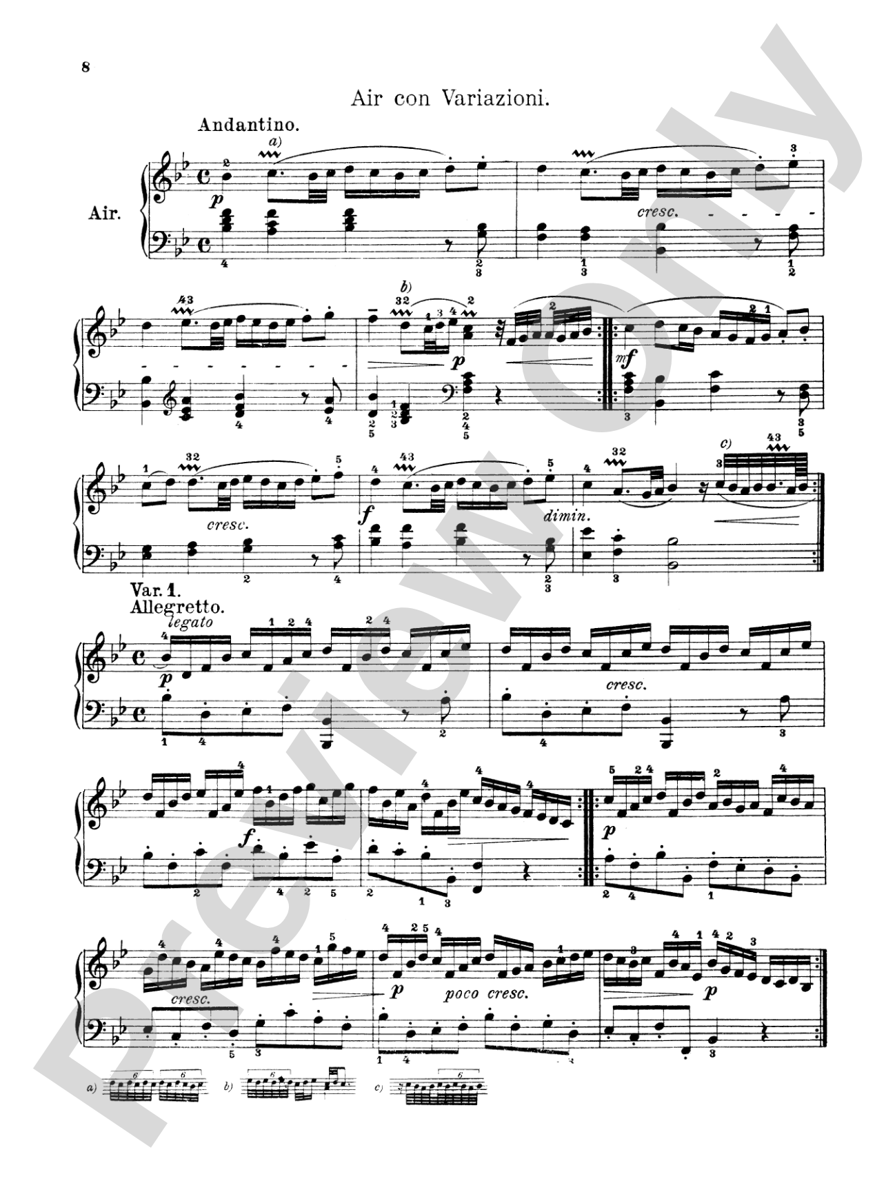 Handel: Lecons and Pieces: Piano Book