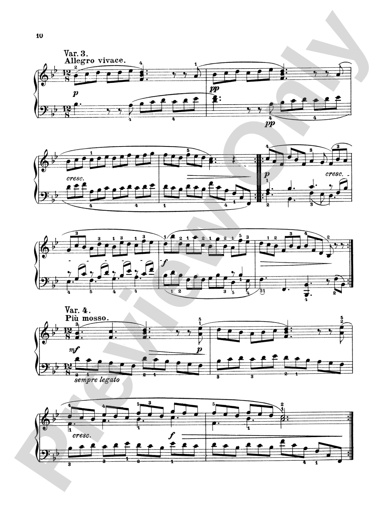 Handel: Lecons and Pieces: Piano Book