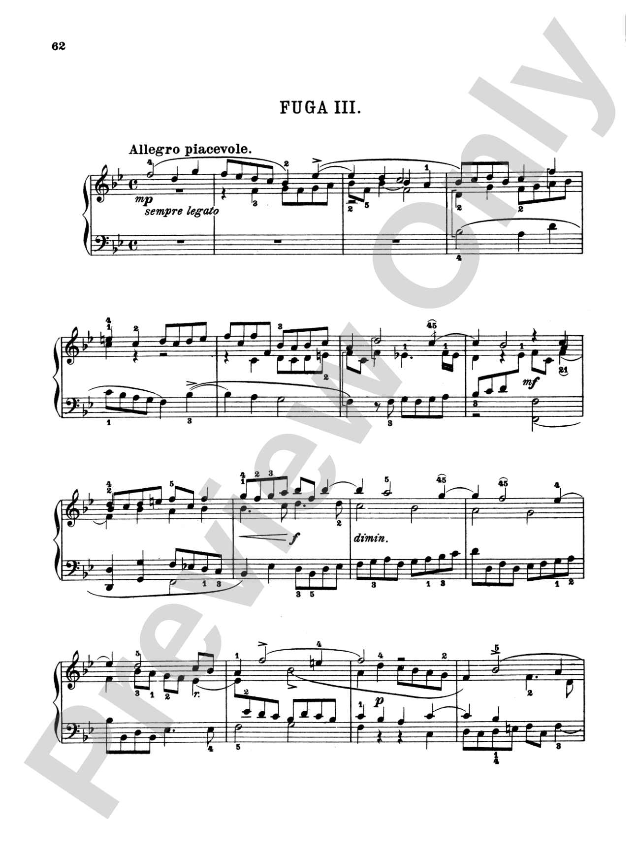 Handel: Lecons and Pieces
