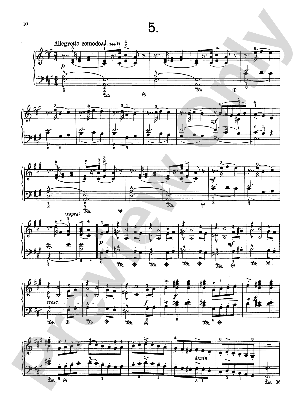 Heller: Twenty-five Melodious Studies, Op. 45