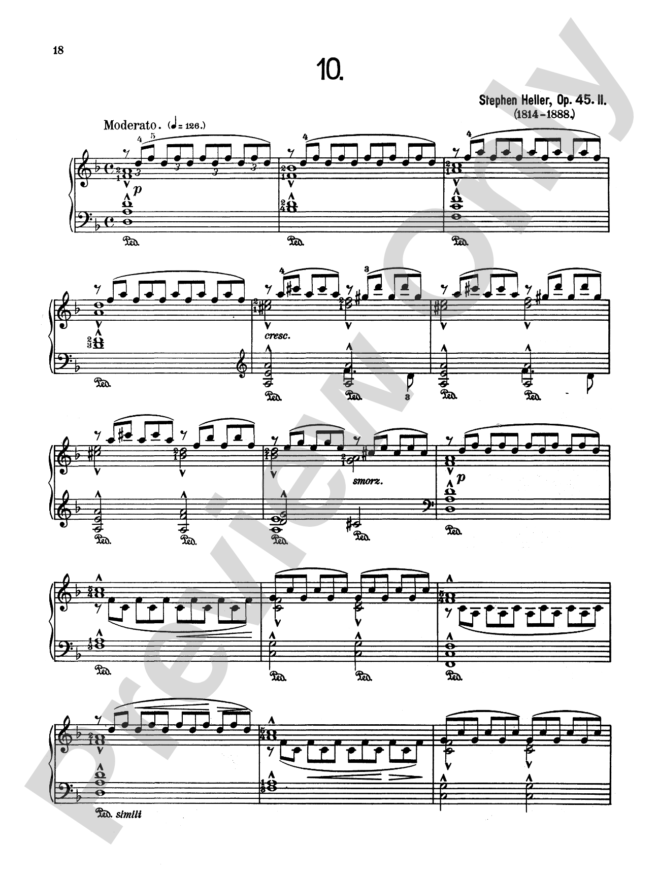 Heller: Twenty-five Melodious Studies, Op. 45