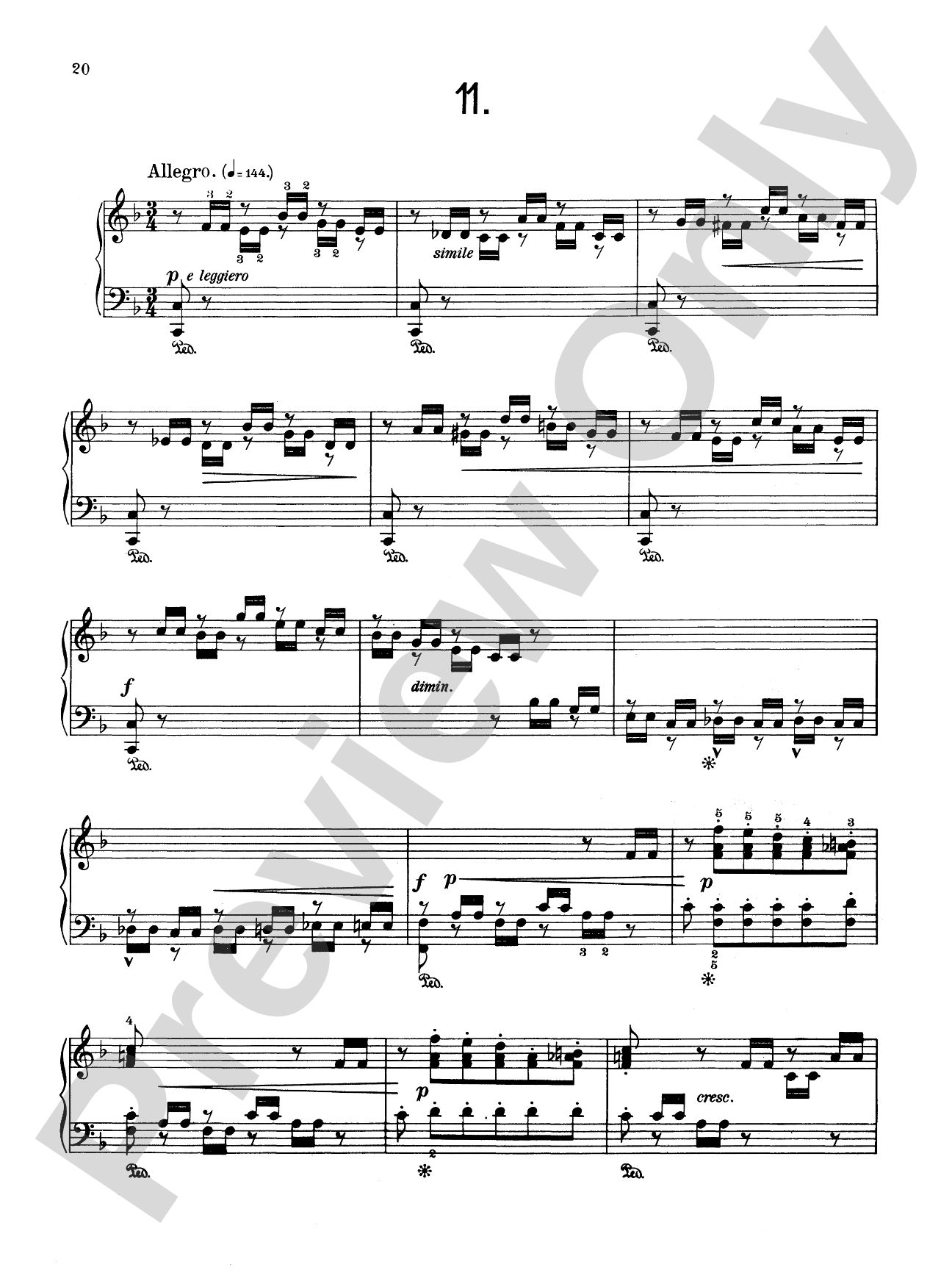 Heller: Twenty-five Melodious Studies, Op. 45