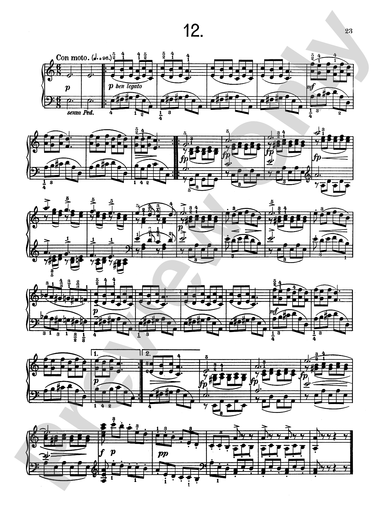 Heller: Twenty-five Melodious Studies, Op. 45