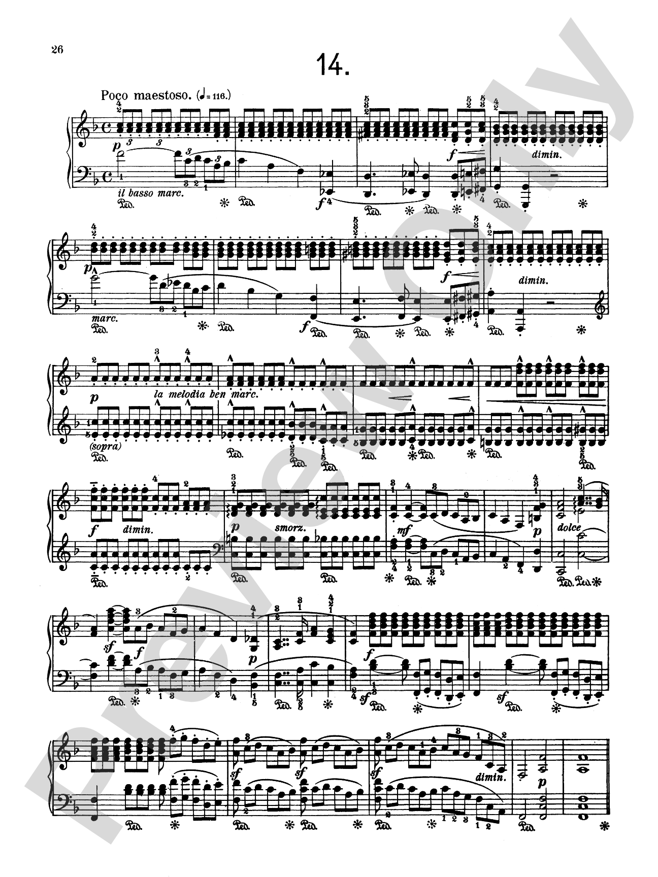 Heller: Twenty-five Melodious Studies, Op. 45