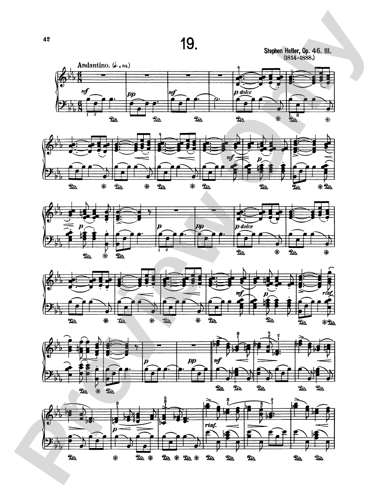 Heller: Studies, Op. 46