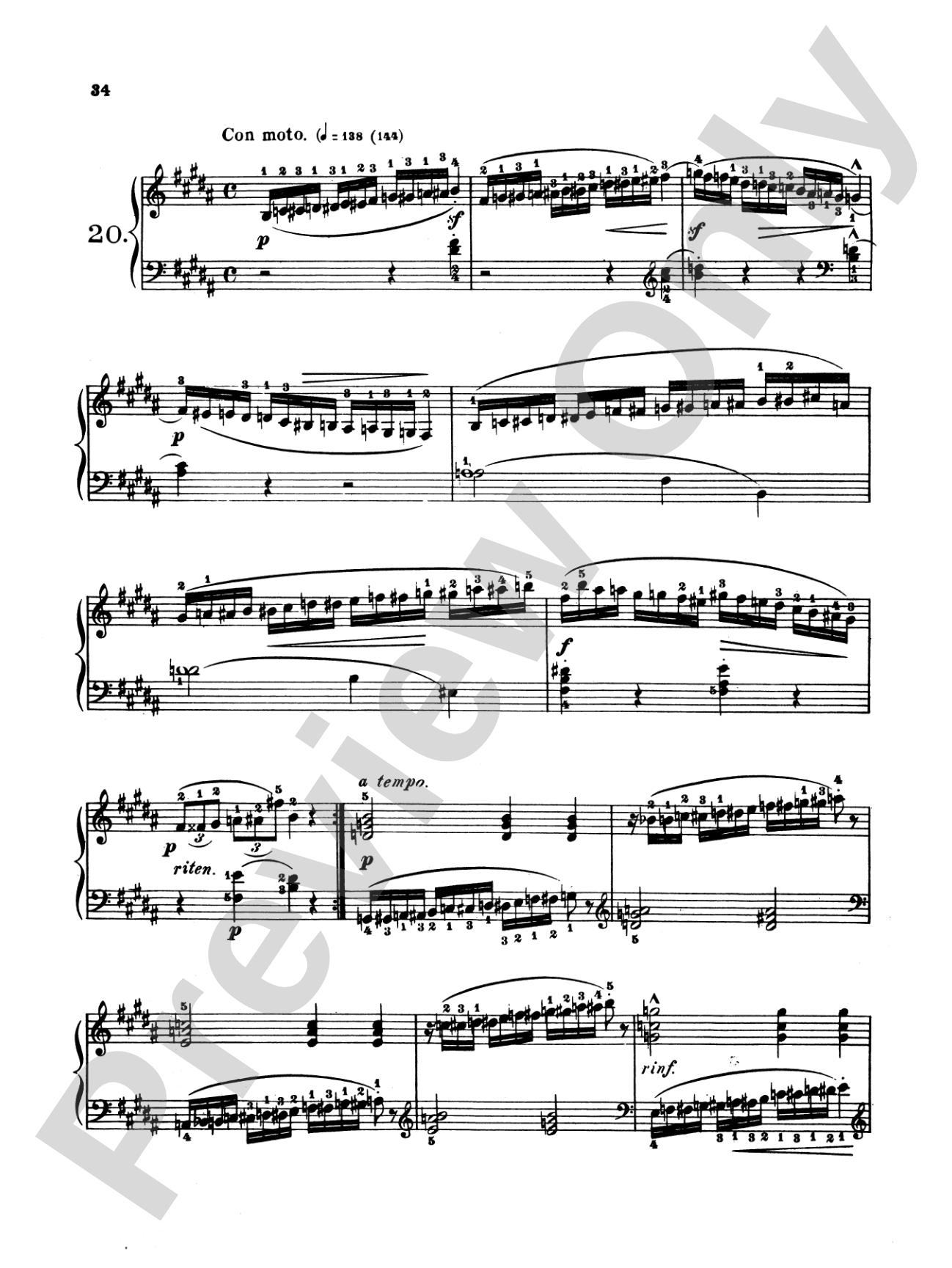 Heller: Twenty-four Piano Studies for Rhythm and Expression (Op. 125)