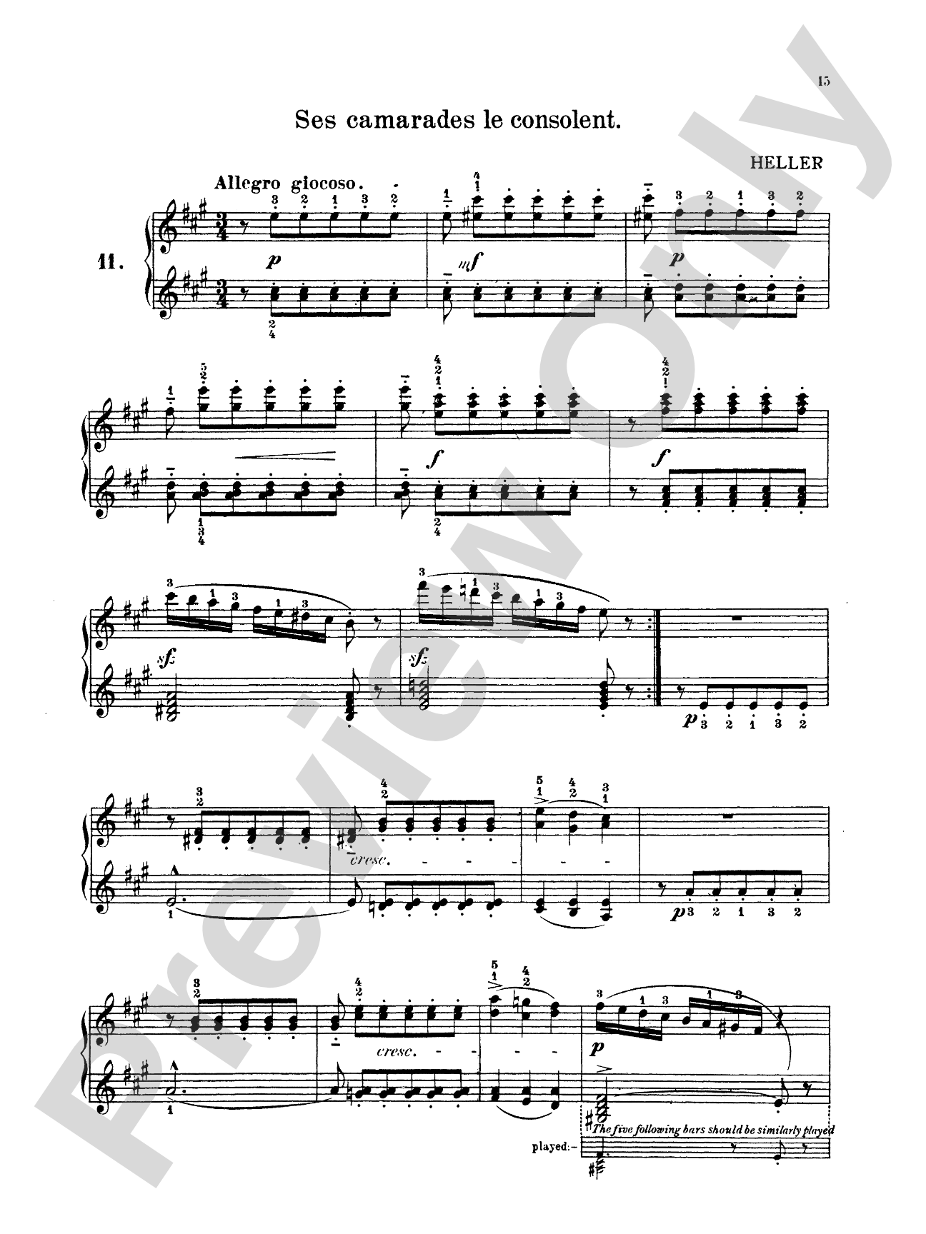 Heller: Album for the Young, Op. 138