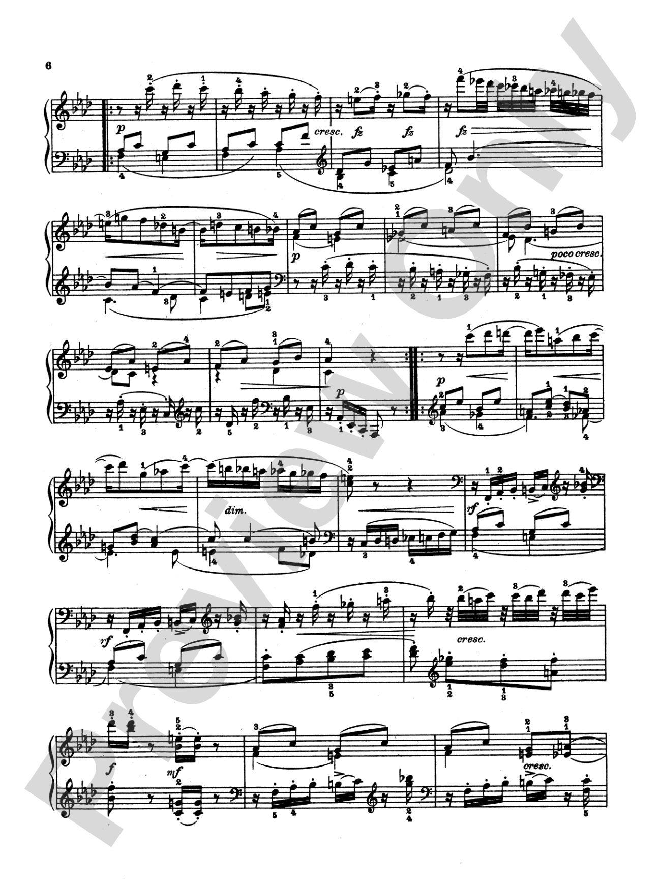 Haydn: Eight Various Compositions: Piano Book