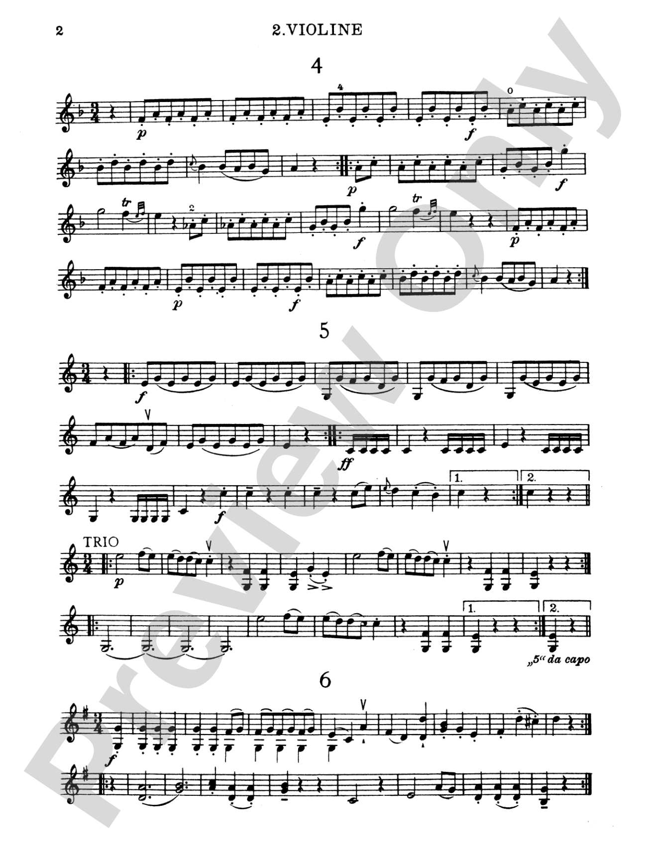 Haydn: Twelve German Dance (Score & Parts, arranged)