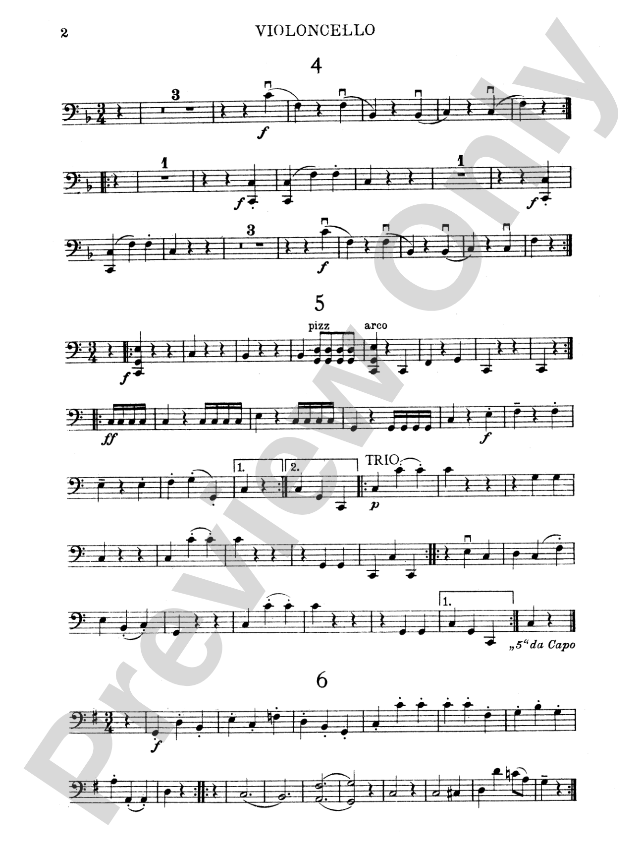 Haydn: Twelve German Dance (Score & Parts, arranged)