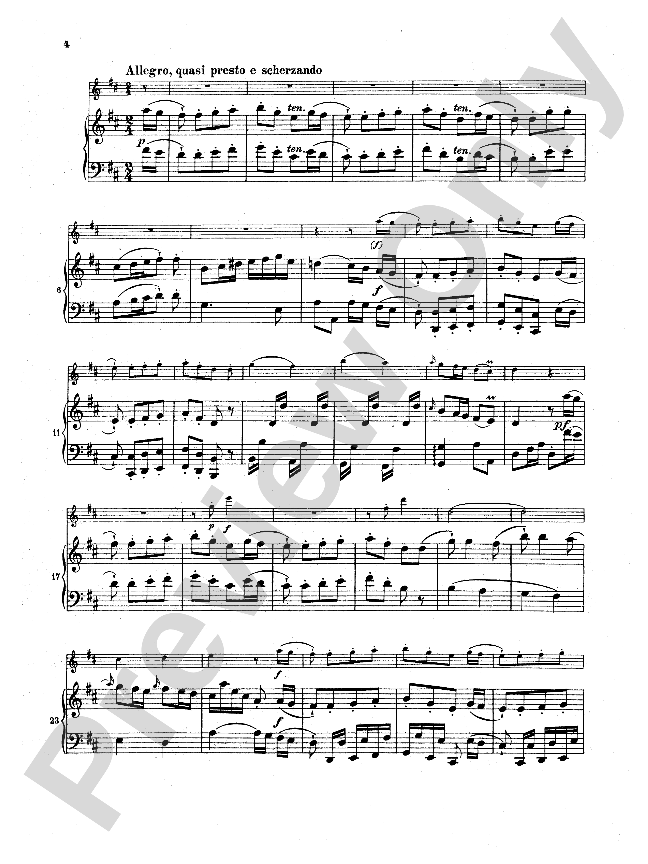 Hässler: Two Sonatas: Flute Part(s)