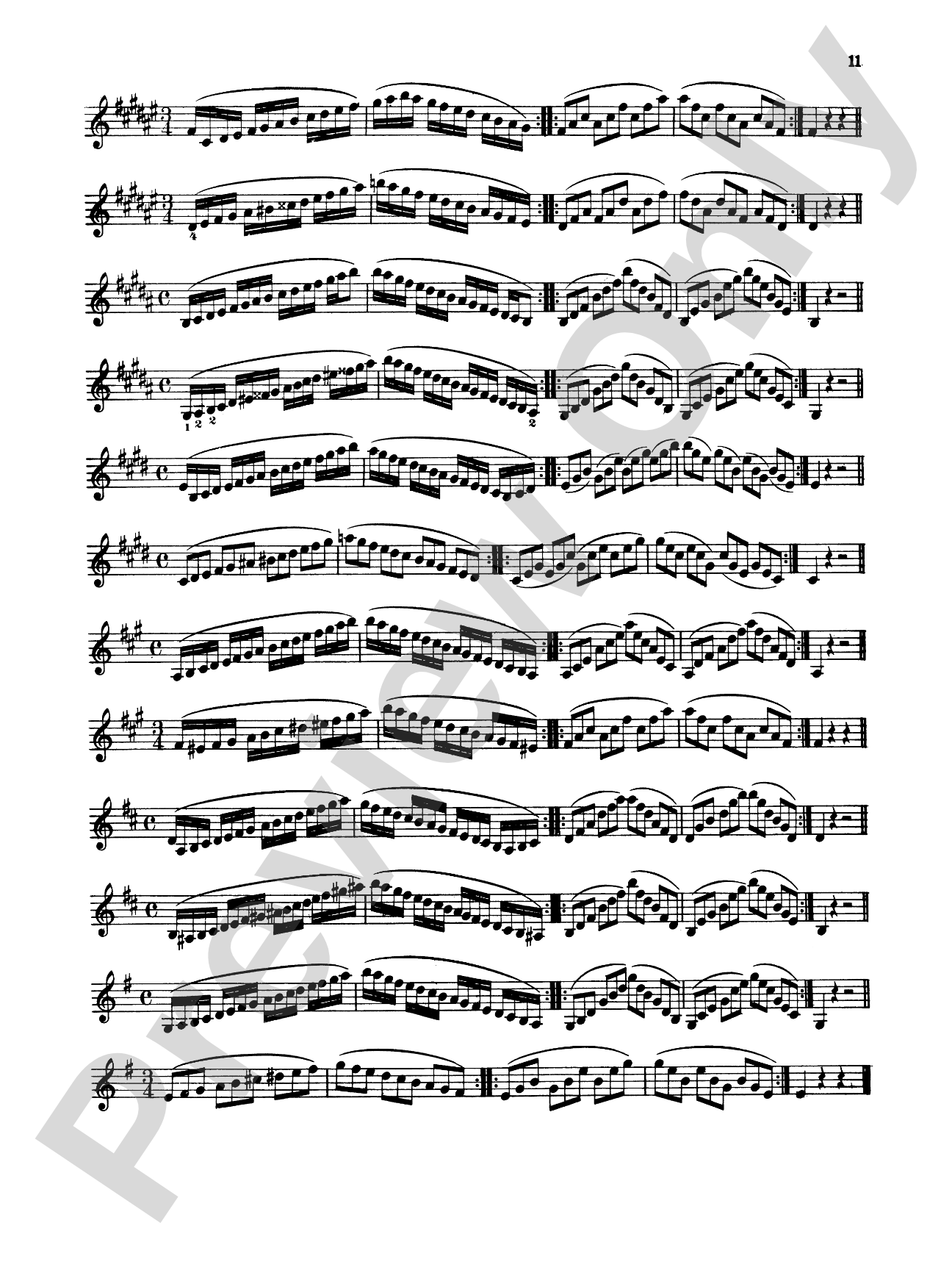 Hrímalý: Scale Studies: Violin Book