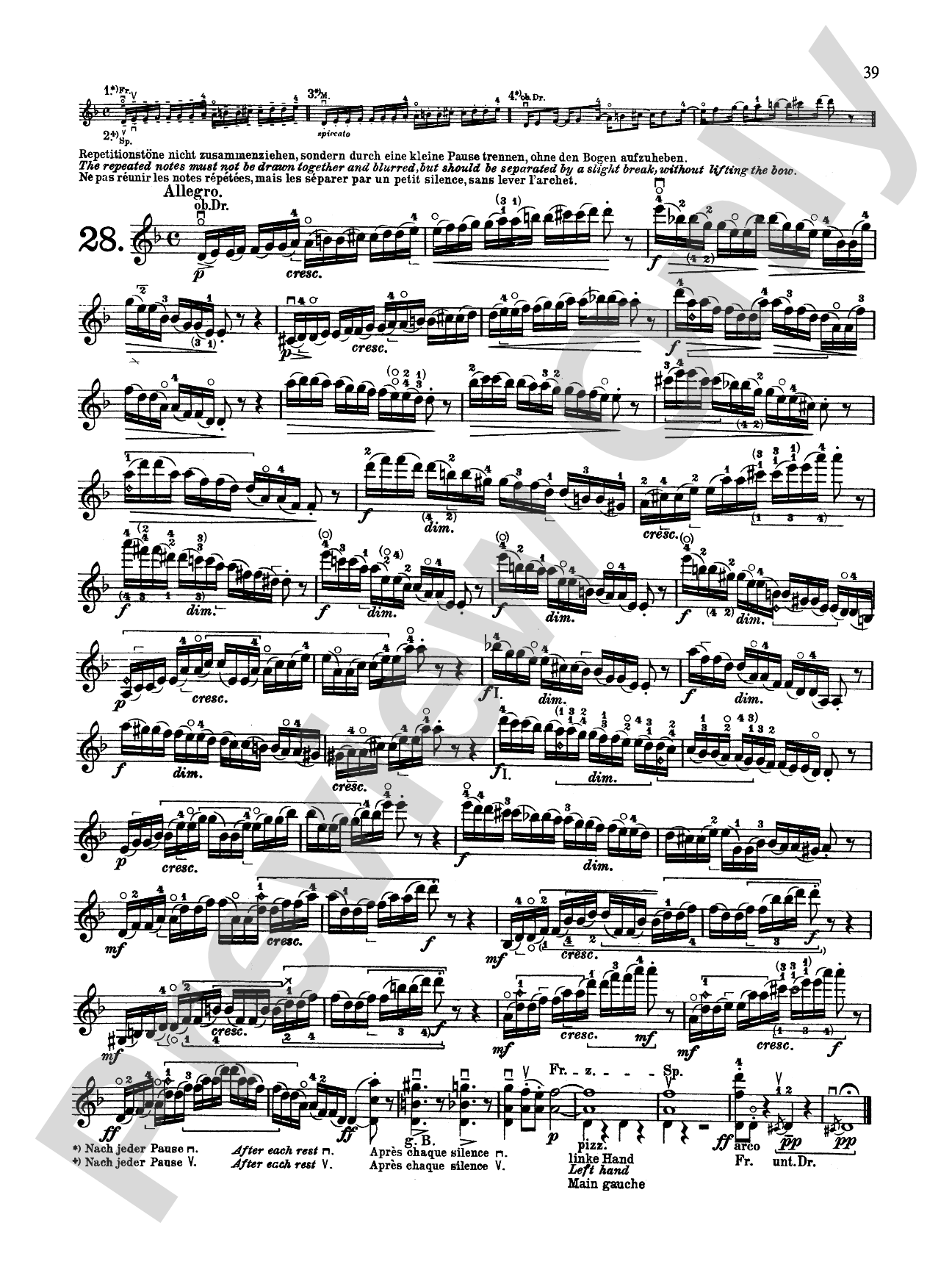 Kayser: Thirty-Six Etudes, Op. 20