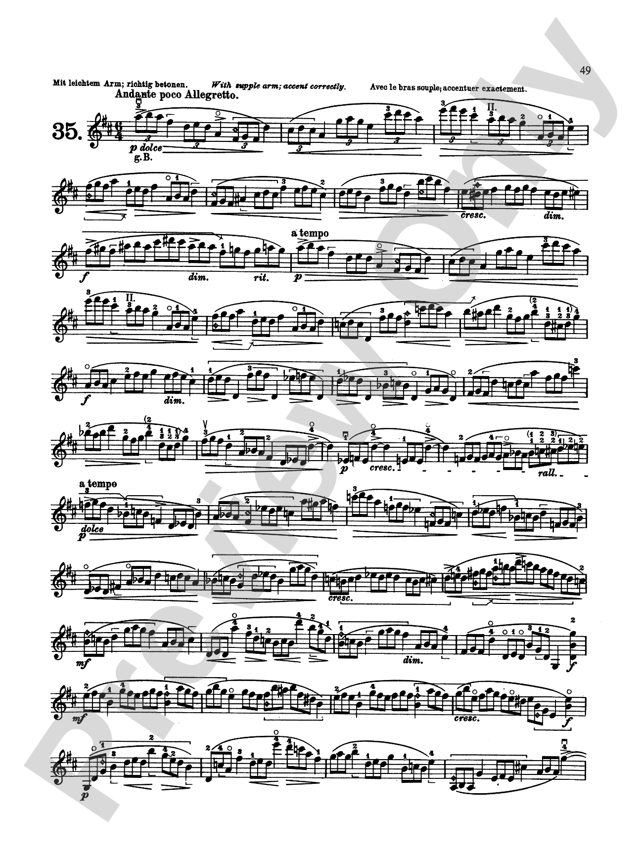 Kayser: Thirty-Six Etudes, Op. 20