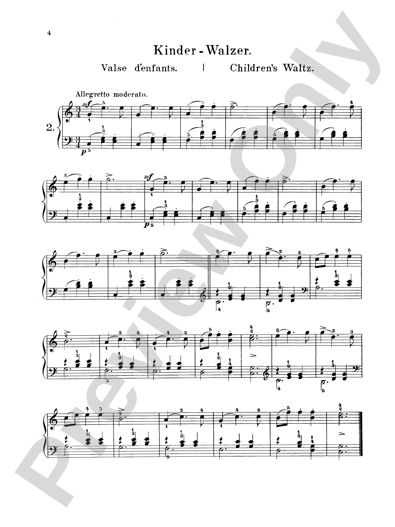 Köhler: Children's Album, Op. 210