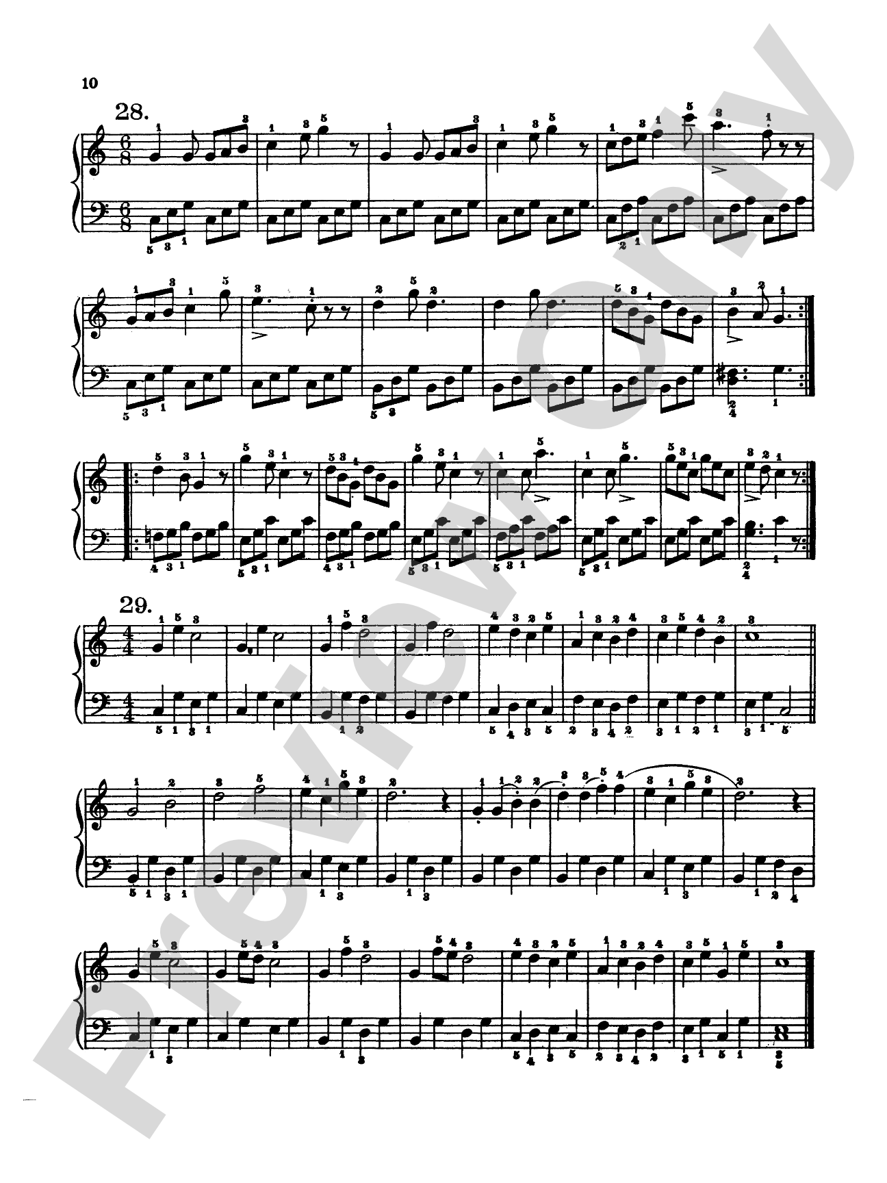 Köhler: The Very Easiest Studies, Op. 190: Piano Book