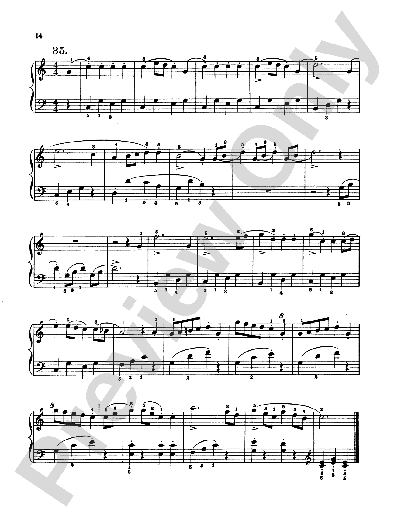 Köhler: The Very Easiest Studies, Op. 190: Piano Book