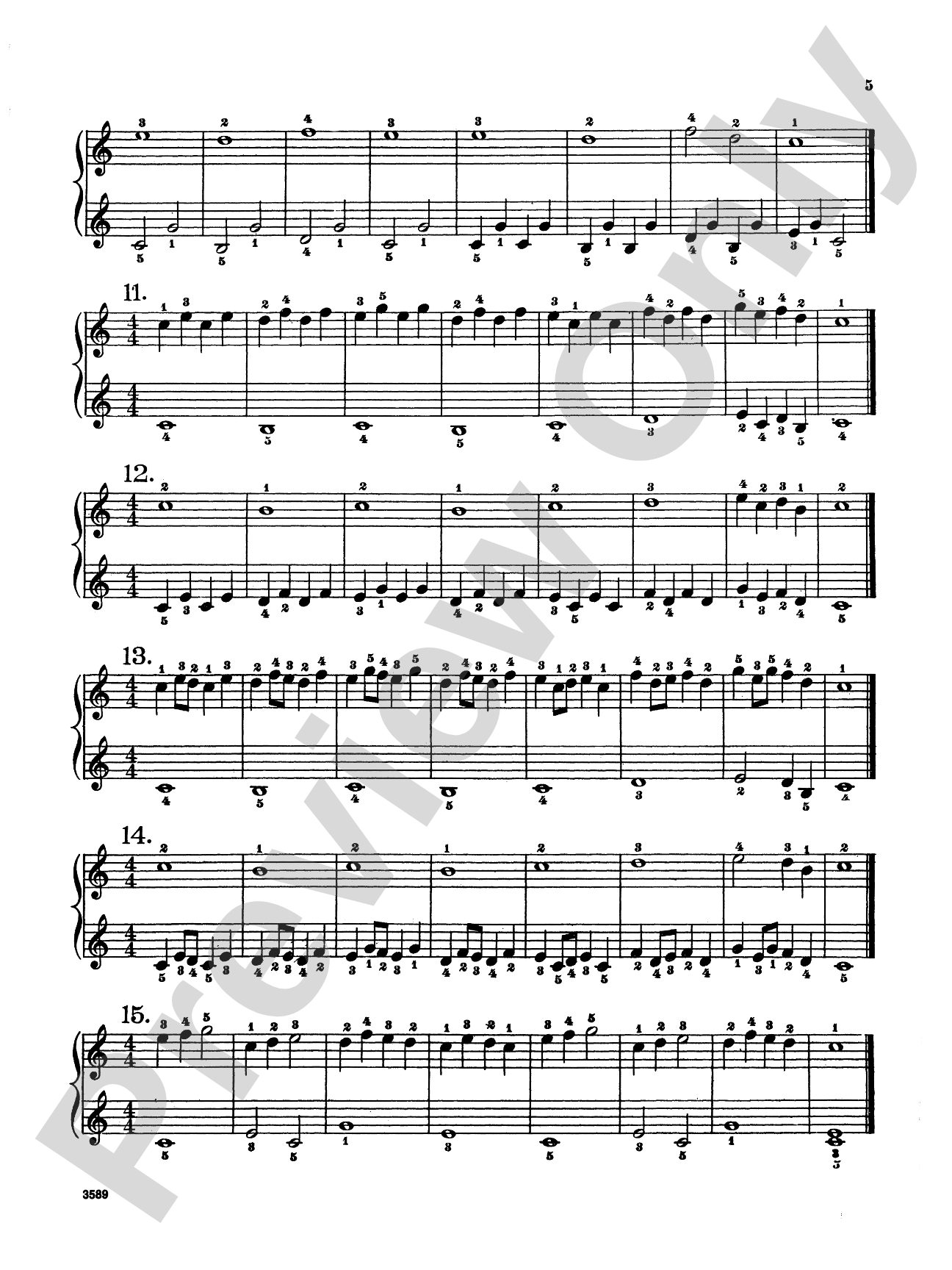Köhler: The Very Easiest Studies, Op. 190: Piano Book