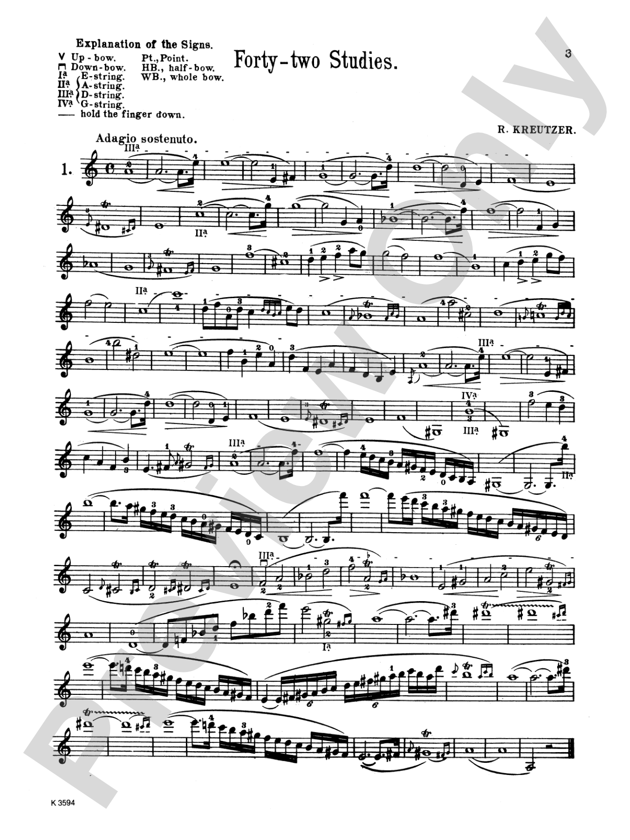 Kreutzer: Forty-Two Studies or Caprices