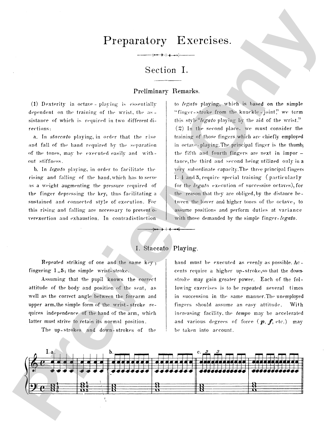 Kullak: School of Octave-Playing (Volume I): Piano Book