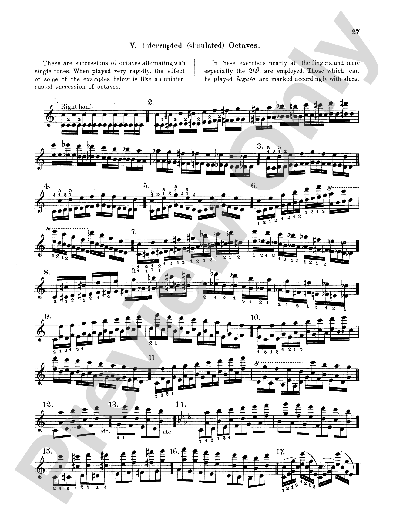 Kullak: School of Octave-Playing (Volume I)