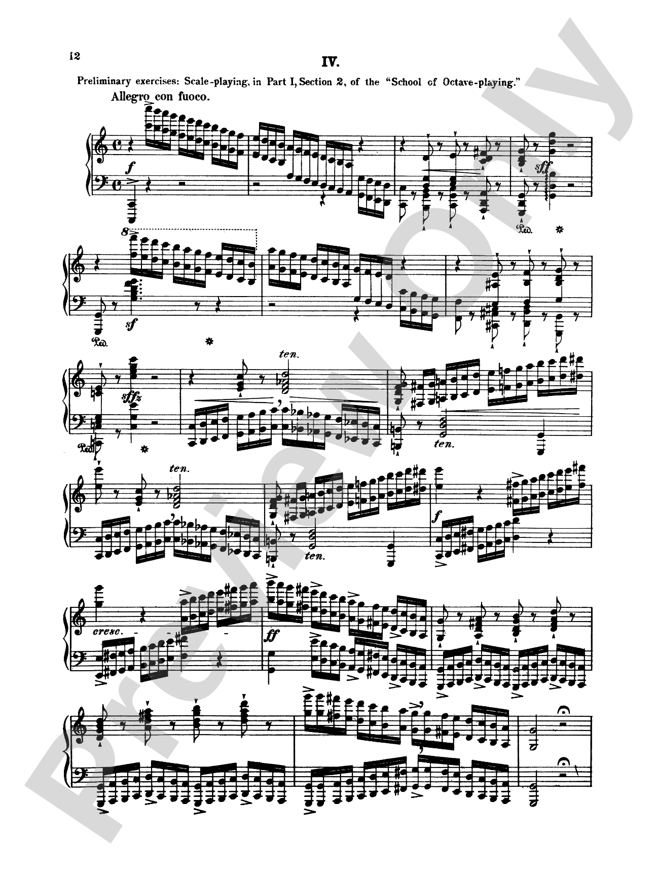 Kullak: School of Octave-Playing (Volume II)