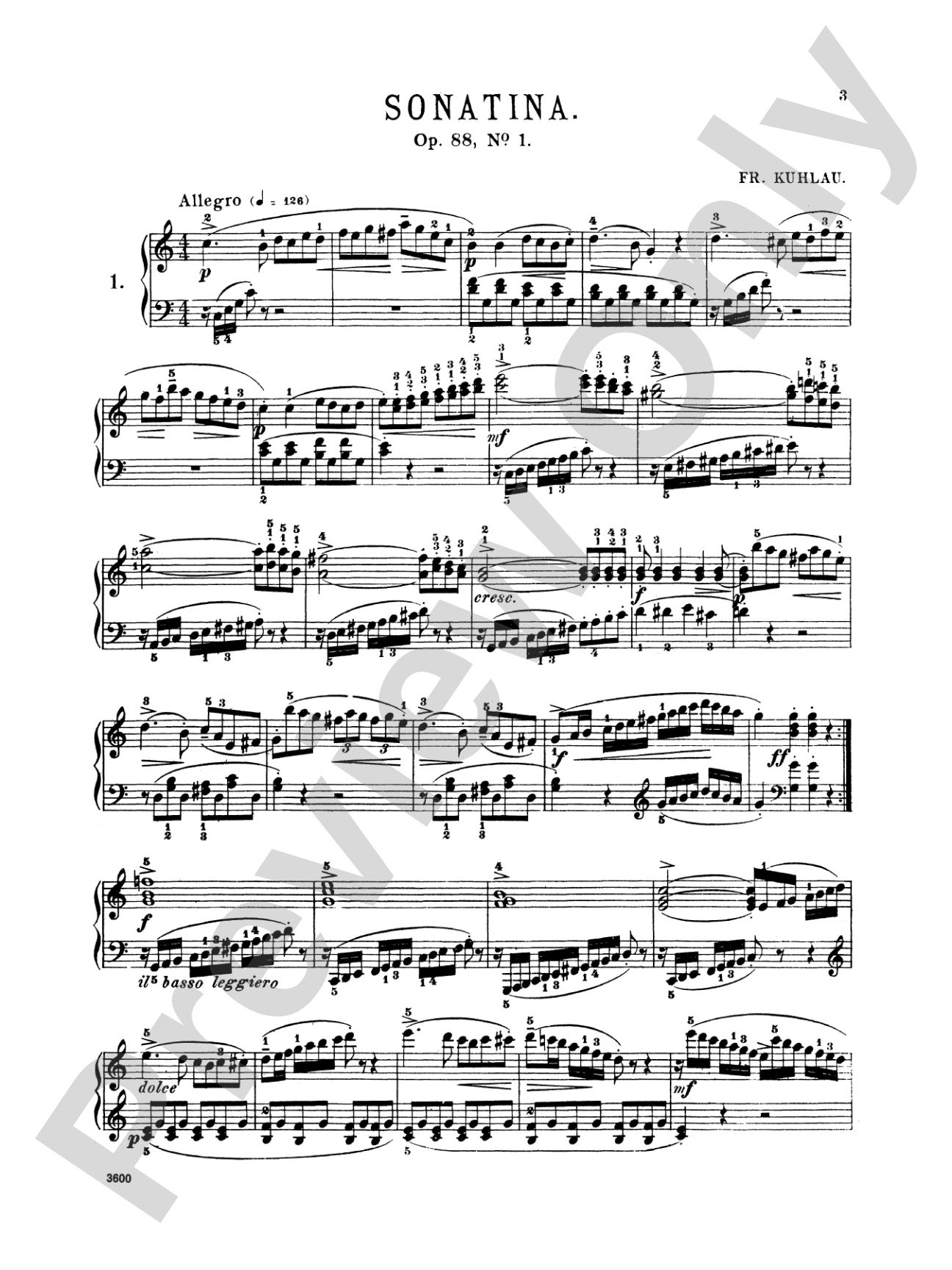 Kuhlau: Sonatinas (Volume II)