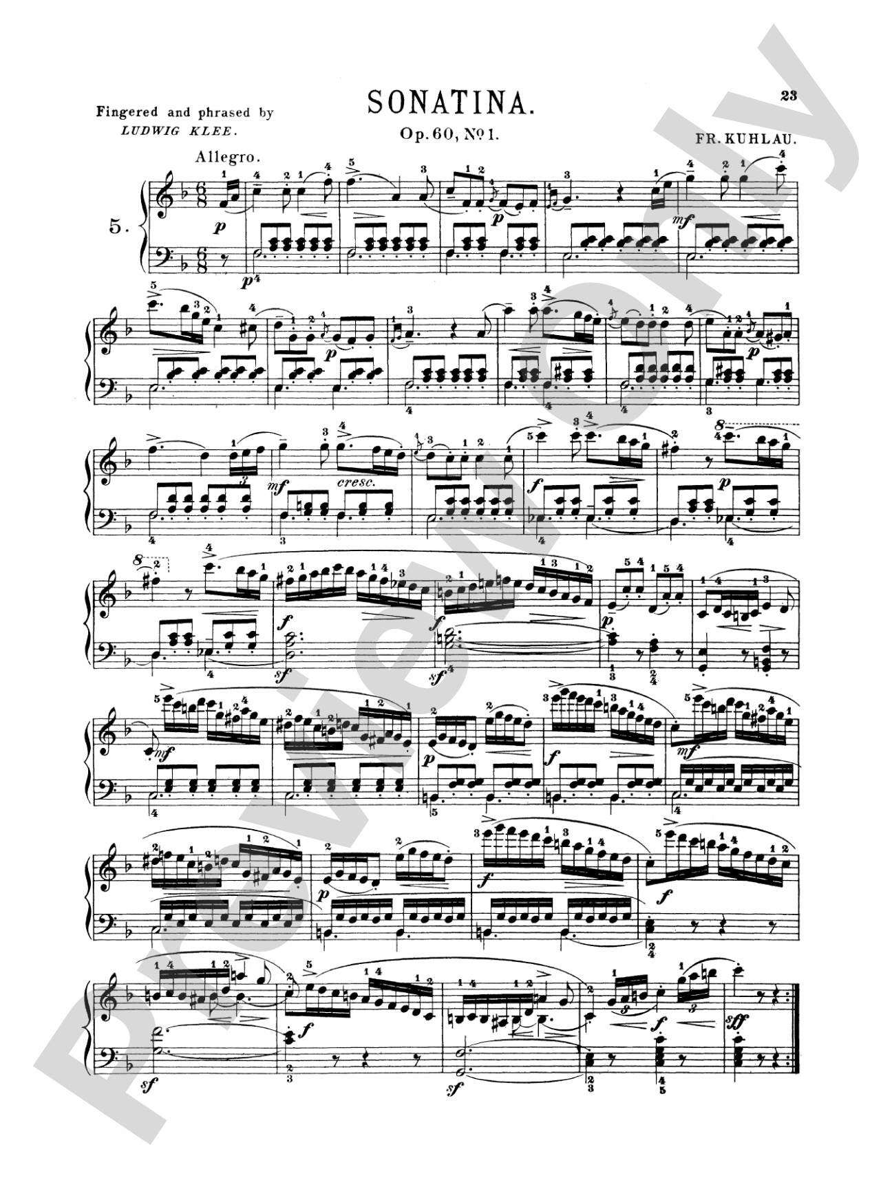 Kuhlau: Sonatinas (Volume II)