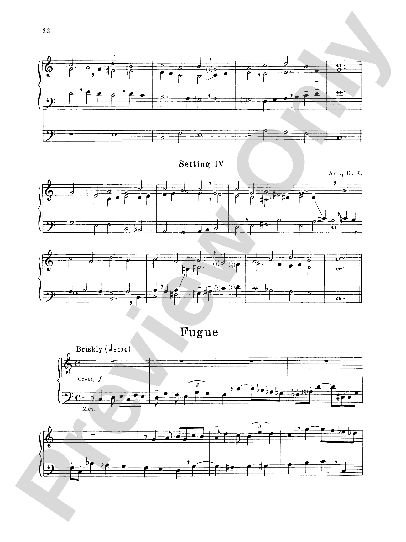Krapf: Various Hymn Settings