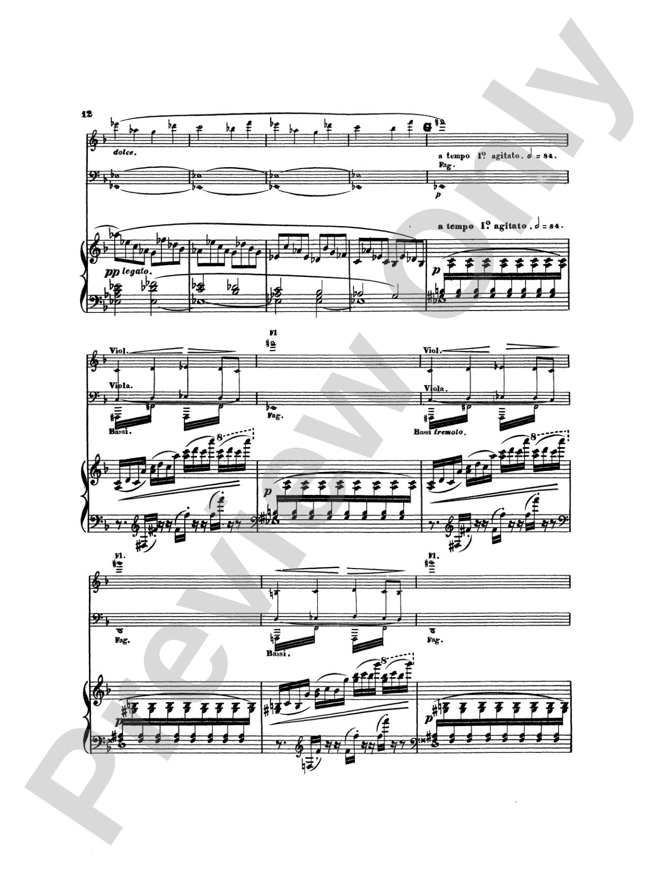 Litolff: Concerto Symphonique, Op. 102: Piano Duo (2 Pianos, 4 Hands) Book (2 copies required)