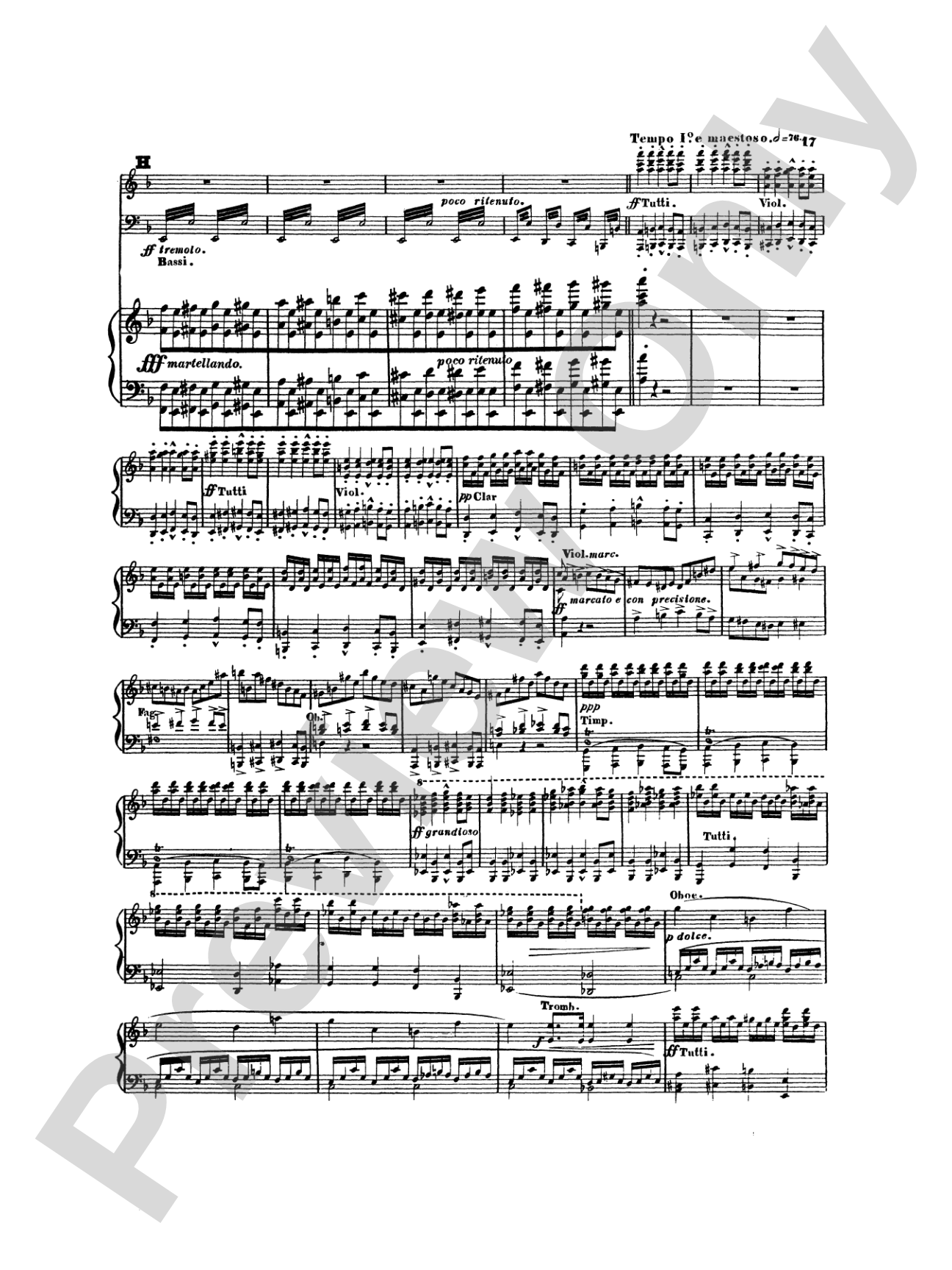 Litolff: Concerto Symphonique, Op. 102: Piano Duo (2 Pianos, 4 Hands) Book (2 copies required)