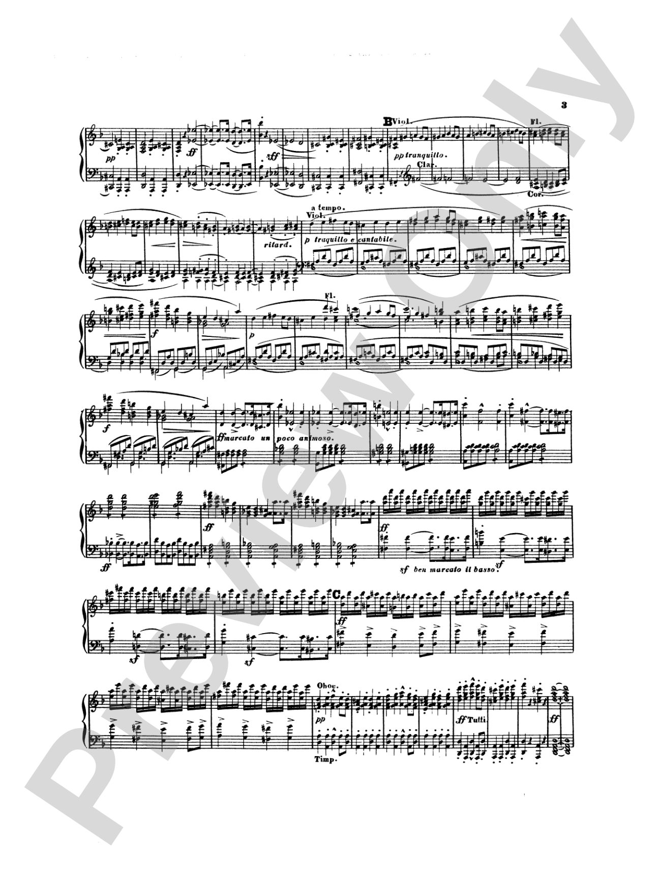Litolff: Concerto Symphonique, Op. 102: Piano Duo (2 Pianos, 4 Hands) Book (2 copies required)