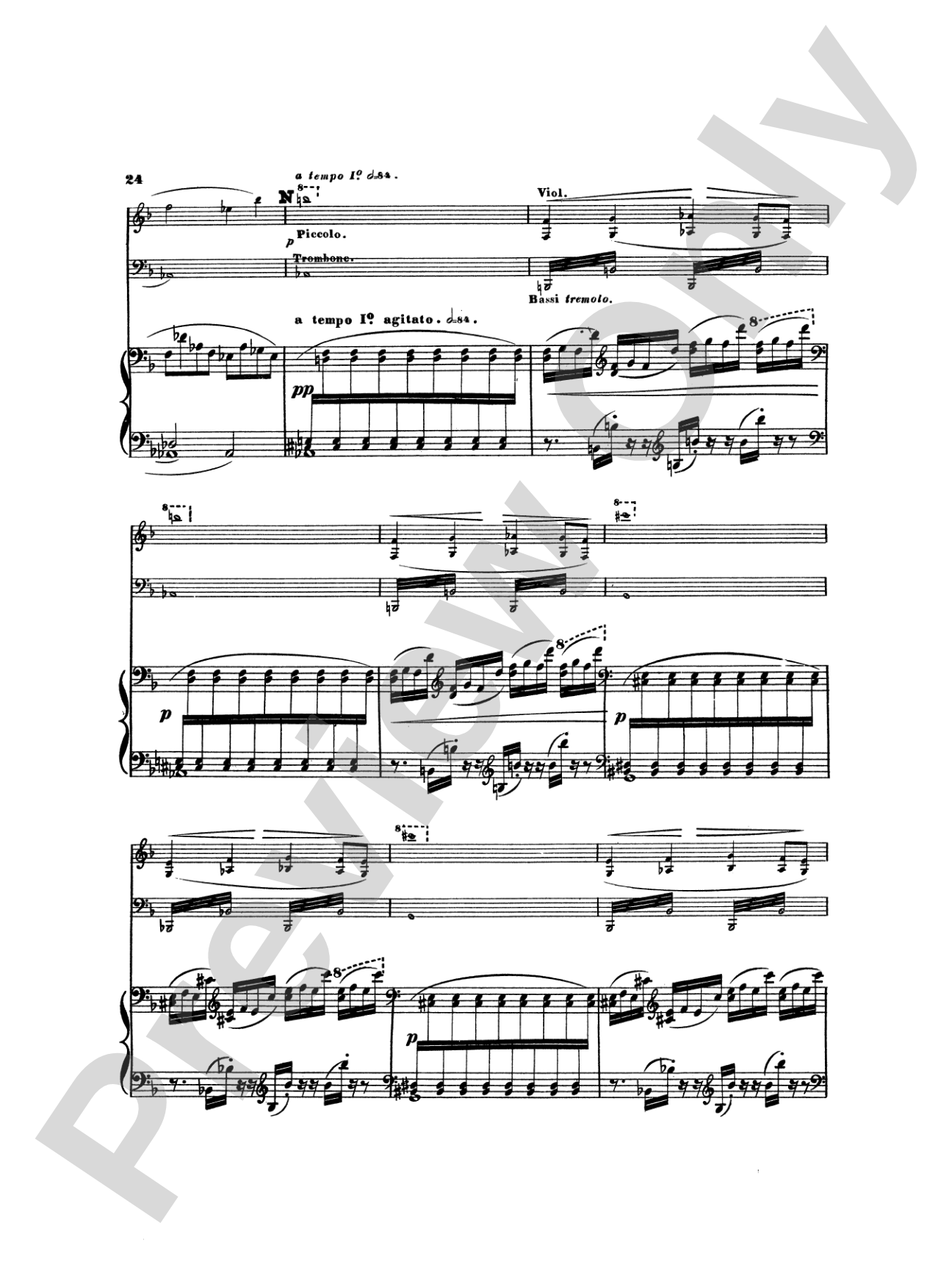 Litolff: Concerto Symphonique, Op. 102: Piano Duo (2 Pianos, 4 Hands) Book (2 copies required)