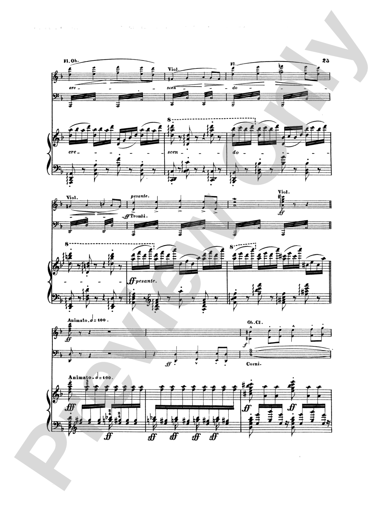 Litolff: Concerto Symphonique, Op. 102: Piano Duo (2 Pianos, 4 Hands) Book (2 copies required)