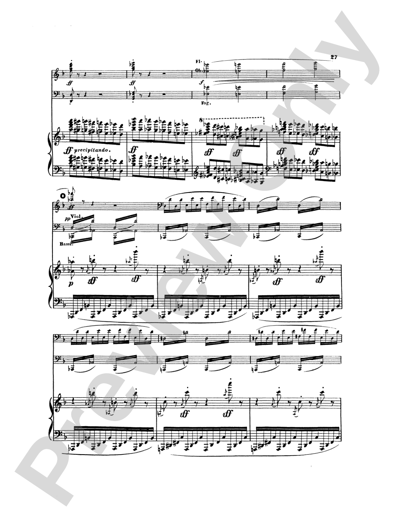 Litolff: Concerto Symphonique, Op. 102: Piano Duo (2 Pianos, 4 Hands) Book (2 copies required)