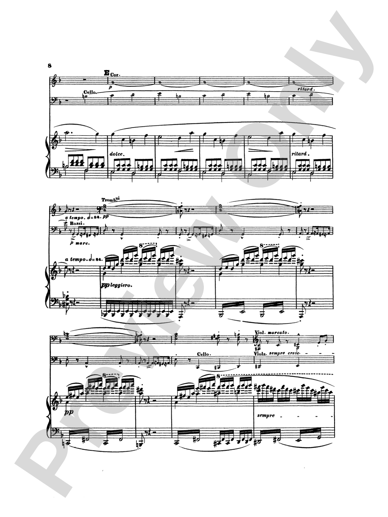 Litolff: Concerto Symphonique, Op. 102: Piano Duo (2 Pianos, 4 Hands) Book (2 copies required)