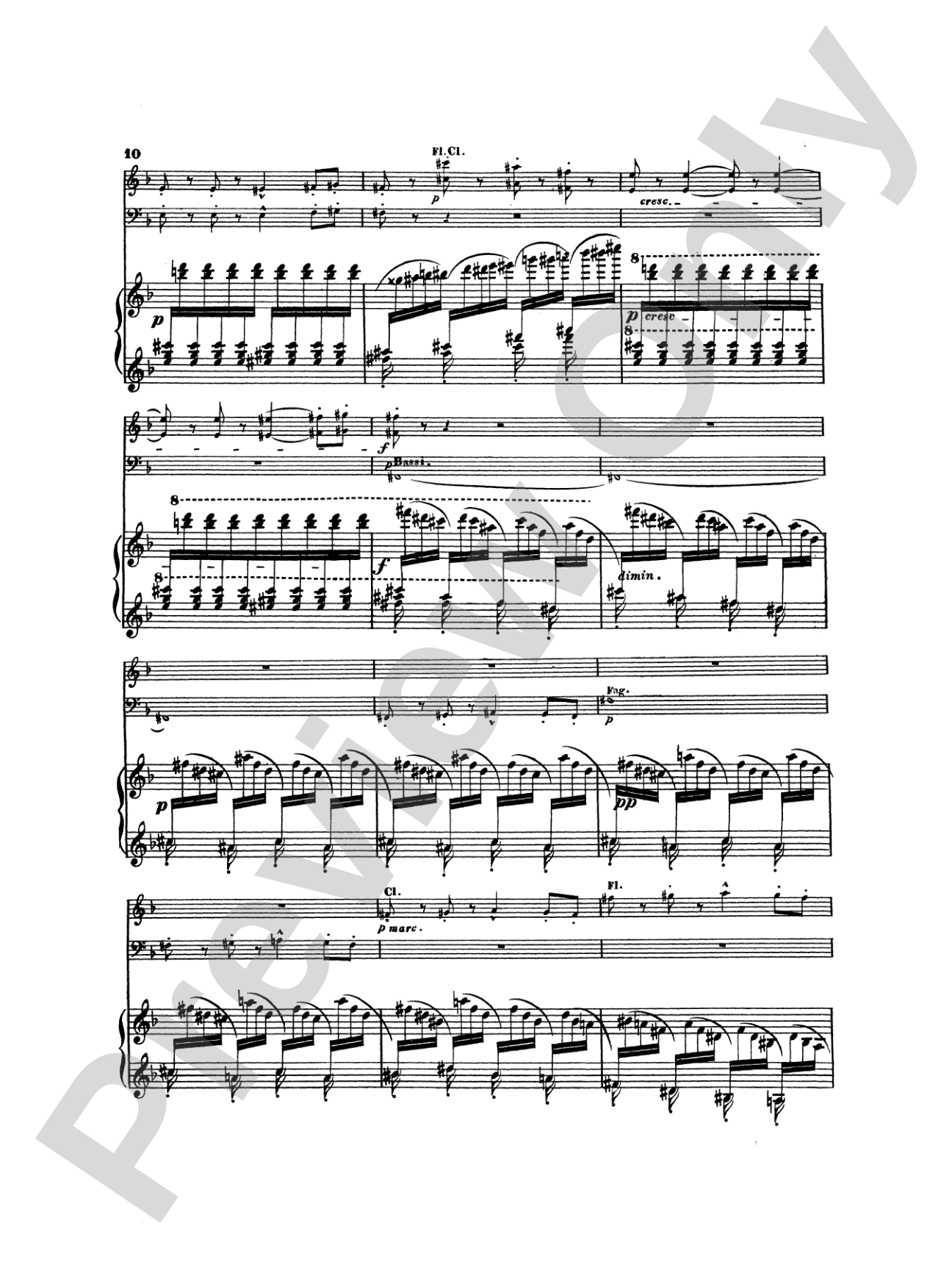 Litolff: Concerto Symphonique, Op. 102: Piano Duo (2 Pianos, 4 Hands) Book (2 copies required)