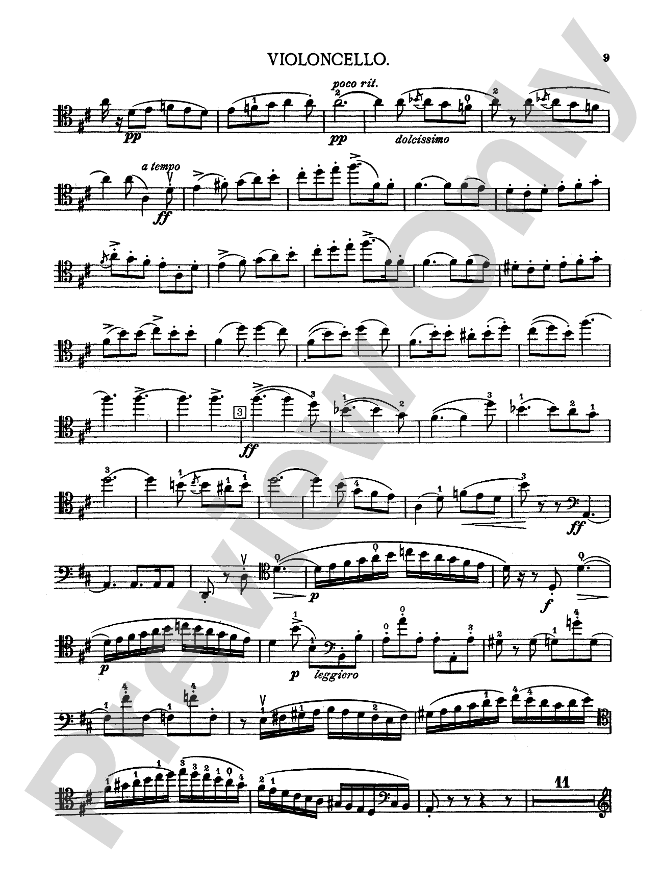 Lalo: Concerto in D Minor: Cello Book