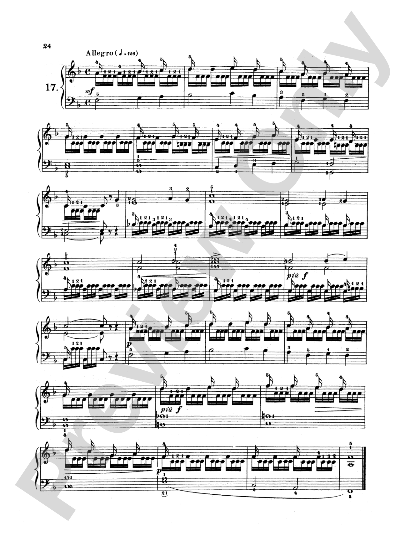 Couppey: L'Agilité, Op. 20