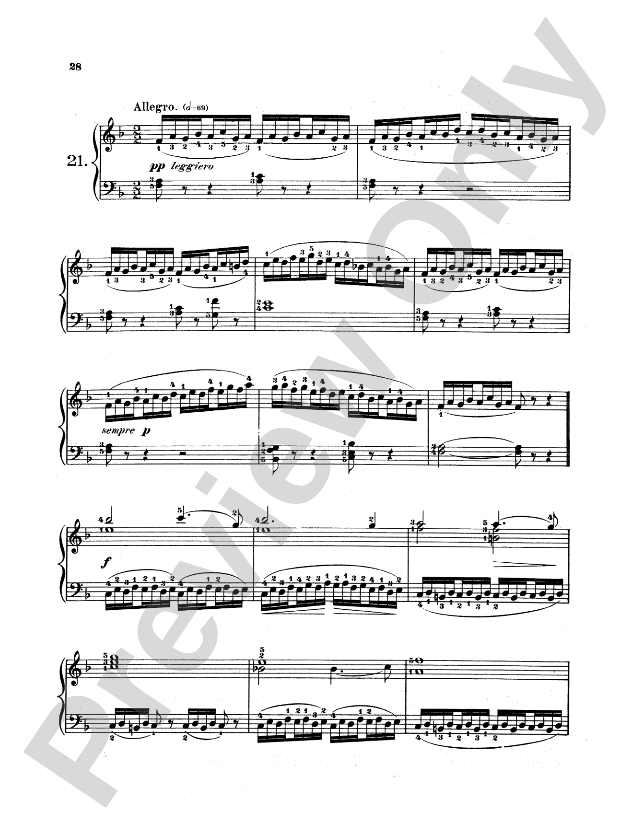 Couppey: L'Agilité, Op. 20