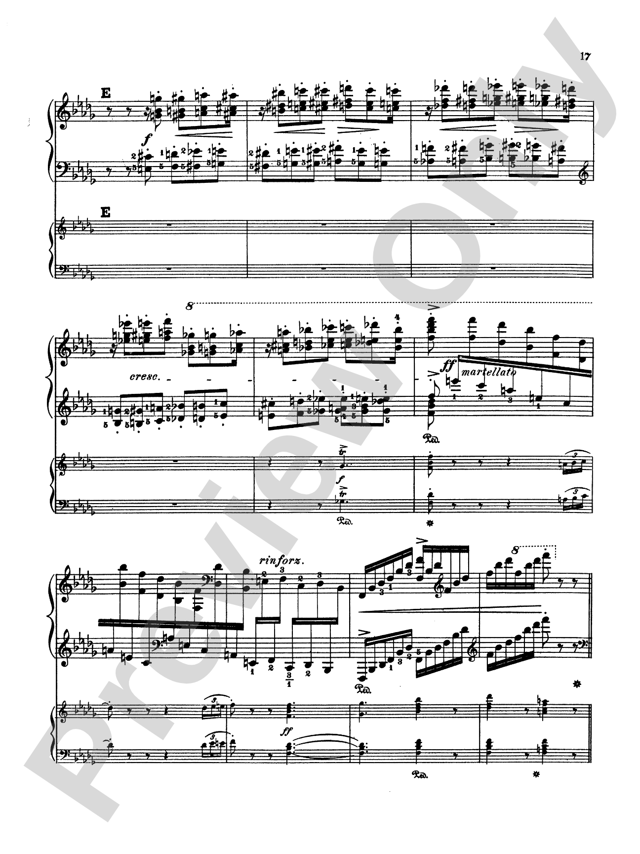 Liszt: Piano Concerto No. 2 in A Major: Piano Duo (2 Pianos, 4 Hands) Book (2 copies required)