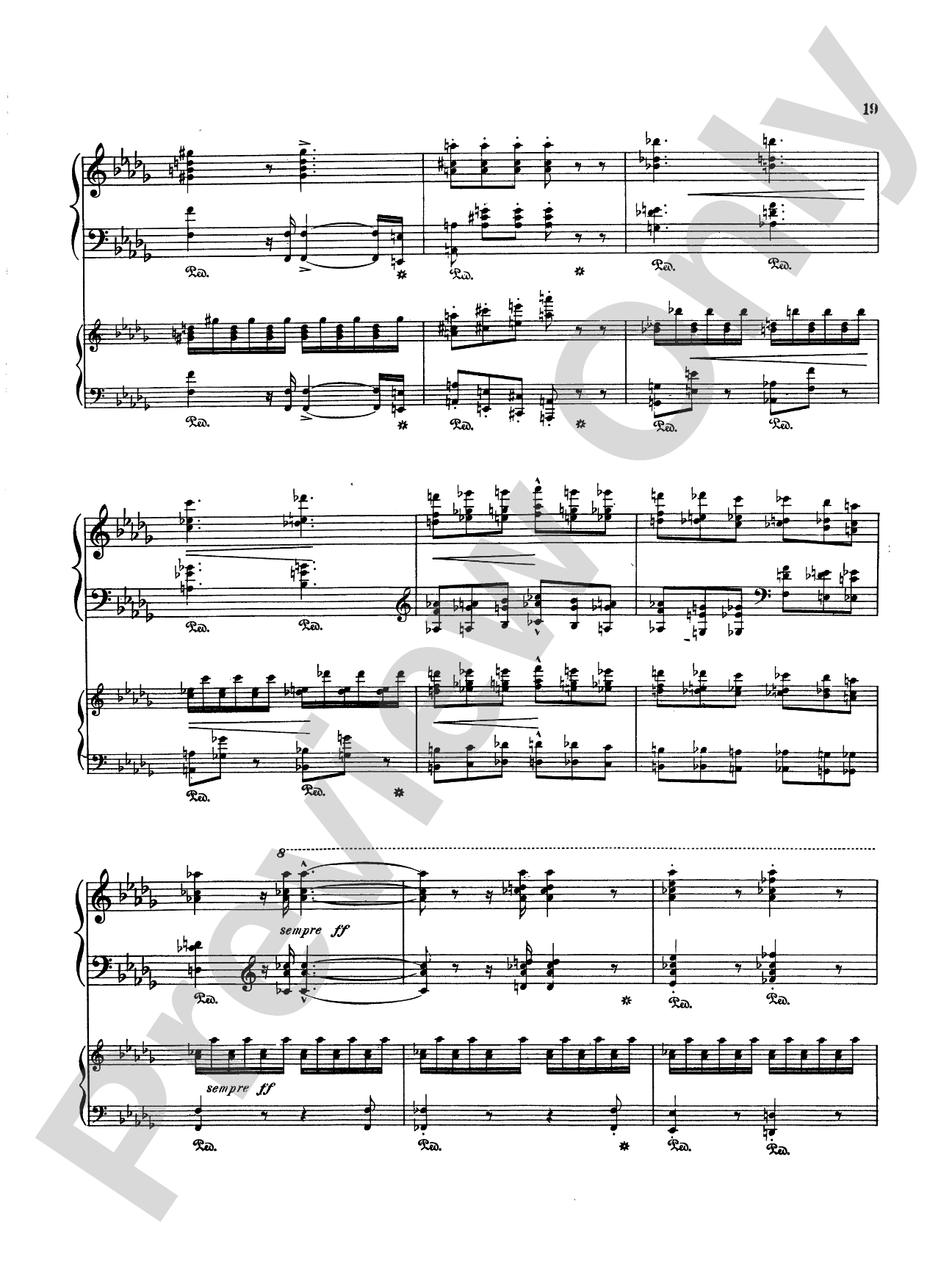 Liszt: Piano Concerto No. 2 in A Major: Piano Duo (2 Pianos, 4 Hands) Book (2 copies required)