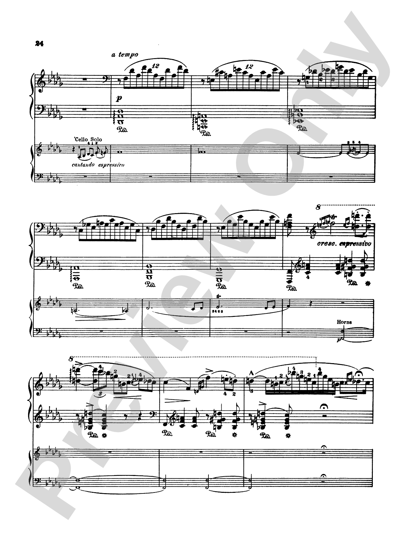 Liszt: Piano Concerto No. 2 in A Major: Piano Duo (2 Pianos, 4 Hands) Book (2 copies required)