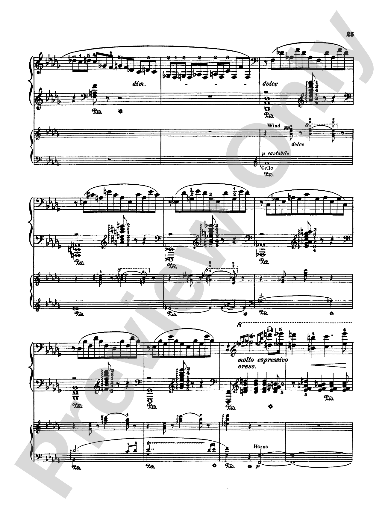Liszt: Piano Concerto No. 2 in A Major: Piano Duo (2 Pianos, 4 Hands) Book (2 copies required)