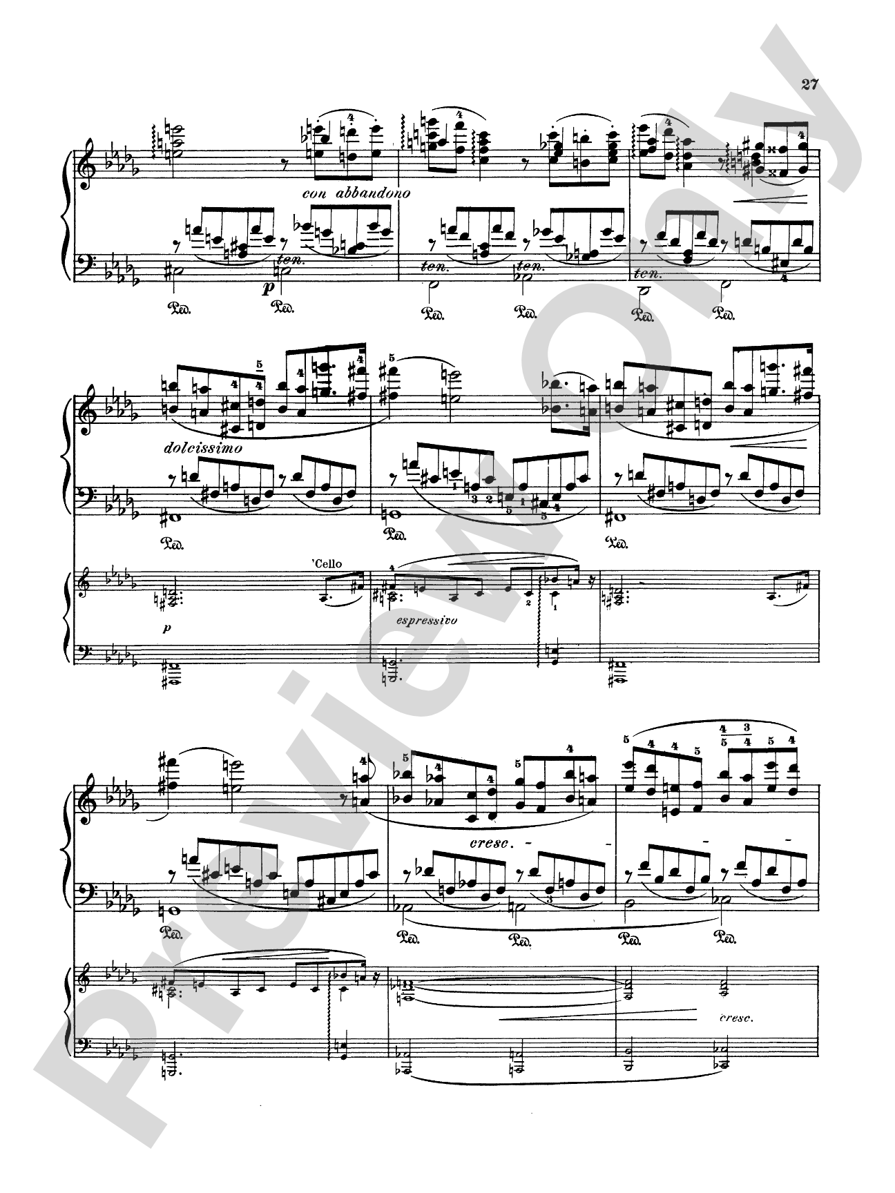 Liszt: Piano Concerto No. 2 in A Major: Piano Duo (2 Pianos, 4 Hands) Book (2 copies required)