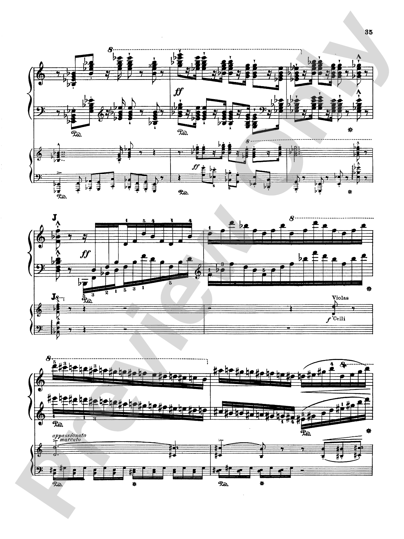 Liszt: Piano Concerto No. 2 in A Major: Piano Duo (2 Pianos, 4 Hands) Book (2 copies required)