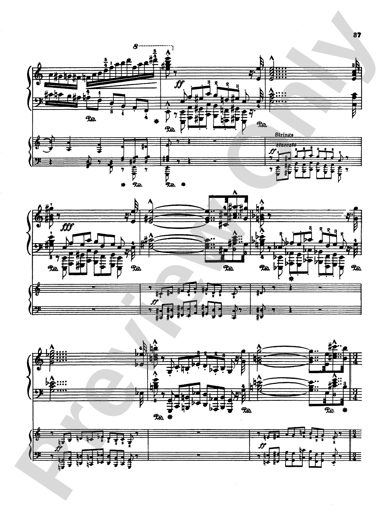Liszt: Piano Concerto No. 2 in A Major: Piano Duo (2 Pianos, 4 Hands) Book (2 copies required)